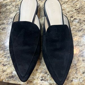 Cole Haan black suede shoes.  Gently worn
